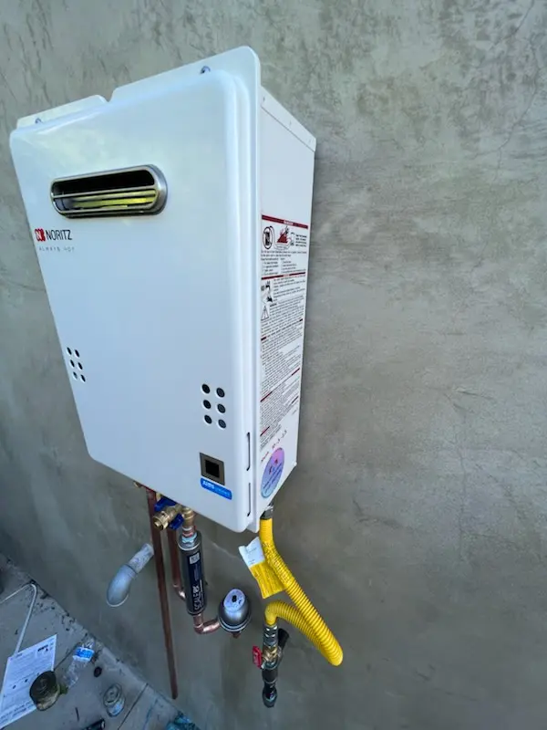 Tankless water heater installation for Mill Run homes